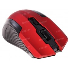 Мышь беспроводная DEXP MR2001 красный