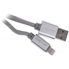 Кабель DEXP Lightning 8-pin - USB серебристый 1 м