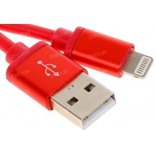 Кабель DEXP Lightning 8-pin - USB красный 1 м