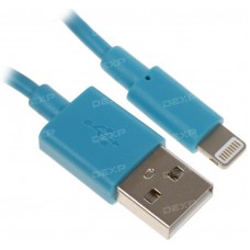 Кабель DEXP Lightning 8-pin - USB синий 0.2 м