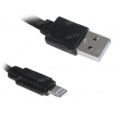 Кабель DEXP Lightning 8-pin - USB черный 1.5 м