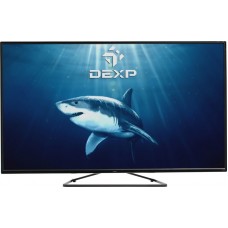 55" (139 см)  LED-телевизор DEXP F55B7000T черный