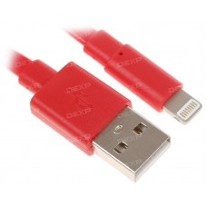 Кабель DEXP Lightning 8-pin - USB красный 0.2 м