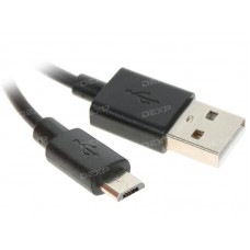 Кабель DEXP micro USB - USB черный 0.2 м