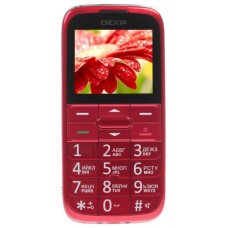 Сотовый телефон DEXP Larus S4 красный