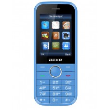 Сотовый телефон DEXP SD2410 голубой