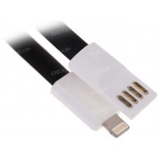Кабель DEXP Lightning 8-pin - USB черный 0.22 м