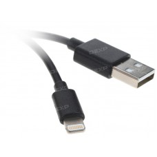 Кабель DEXP Lightning 8-pin MFI - USB черный 1 м