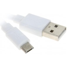 Кабель DEXP micro USB - USB белый 0.2 м
