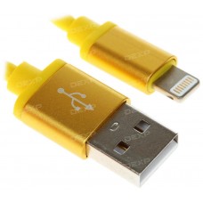 Кабель DEXP Lightning 8-pin - USB желтый 1 м