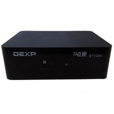 Приставка для цифрового ТВ DEXP ST1204 черный