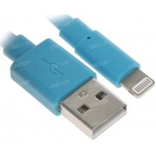 Кабель DEXP Lightning 8-pin - USB синий 0.2 м