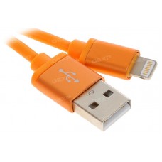 Кабель DEXP Lightning 8-pin - USB оранжевый 1 м