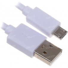Кабель DEXP micro USB - USB белый 1 м