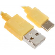 Кабель DEXP USB Type-C - USB желтый 0.2 м