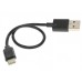 Кабель DEXP USB Type-C - USB черный 0.2 м