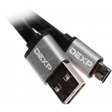 Кабель DEXP micro USB - USB черный 1 м