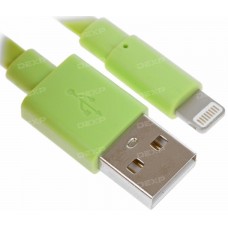 Кабель DEXP Lightning 8-pin - USB зеленый 0.2 м