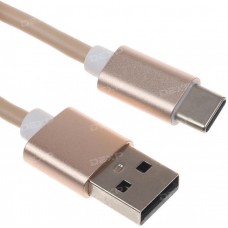 Кабель DEXP USB Type-C - USB золотистый 1 м