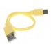 Кабель DEXP USB Type-C - USB желтый 0.2 м