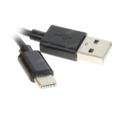 Кабель DEXP USB Type-C - USB черный 0.2 м