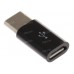 Переходник DEXP USB Type-C - micro USB черный