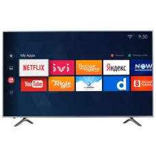 65" (163 см)  Телевизор LED DEXP U65D9000H серебристый