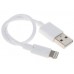 Кабель DEXP Lightning 8-pin - USB белый 0.2 м