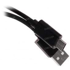 Кабель DEXP USB Type-C - USB черный 1 м