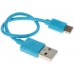 Кабель DEXP USB Type-C - USB синий 0.2 м