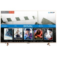 49" (125 см)  LED-телевизор DEXP F49B8000K золотистый