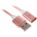 Кабель DEXP Lightning 8-pin - USB розовый 1 м