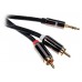 Кабель соединительный DEXP 3.5 mm jack - RCA x2