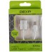 Кабель OTG DEXP USB Type-C - USB серебристый 0.1 м