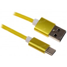 Кабель DEXP USB Type-C - USB желтый 1 м