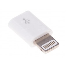 Переходник DEXP Lightning 8-pin - micro USB белый