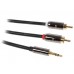 Кабель соединительный DEXP 3.5 mm jack - RCA x2