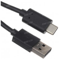 Кабель DEXP USB Type-C - USB черный 3 м