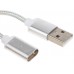 Кабель DEXP USB Type-C - USB серебристый 1 м