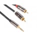 Кабель соединительный DEXP 3.5 mm jack - RCA x2