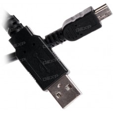 Кабель DEXP mini USB - USB черный 0.5 м