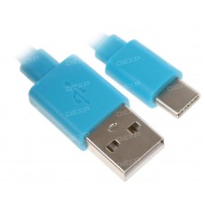 Кабель DEXP USB Type-C - USB синий 0.2 м