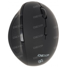 Мышь беспроводная DEXP Ergonomic WM-4008BU черный